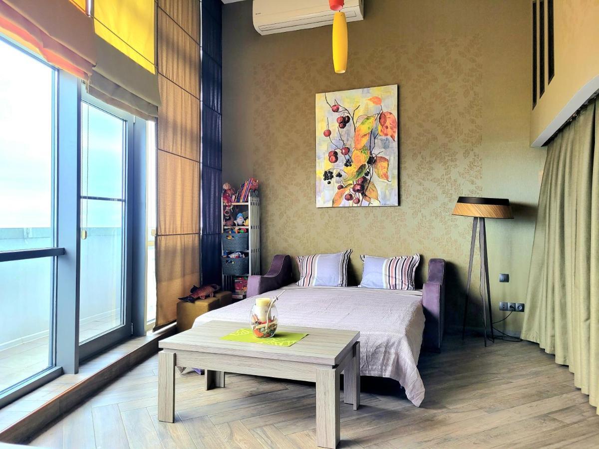 Апартаменты 2 Levels Penthouse With A Sunset Sea View! Balcony And Window 8x4m!