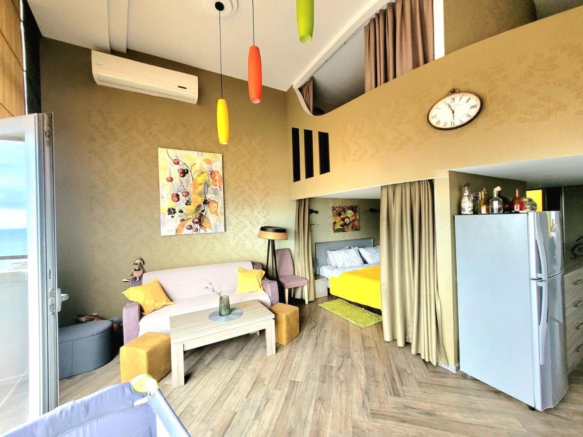 Апартаменты 2 Levels Penthouse With A Sunset Sea View! Balcony And Window 8x4m! Батуми
